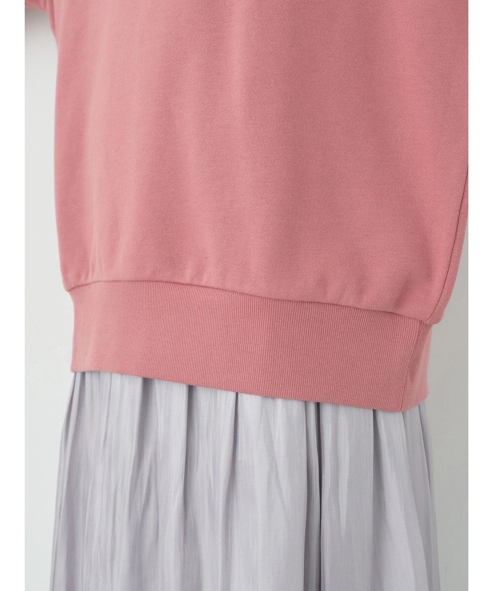 earth music&ecology Ｌｅｅ×ｅ．ｍ．ａ．ｅ．　ハーフジップ刺繍スウェット 