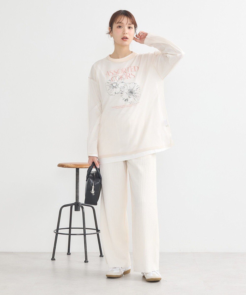 earth music&ecology シアールーズニットプルオーバー 