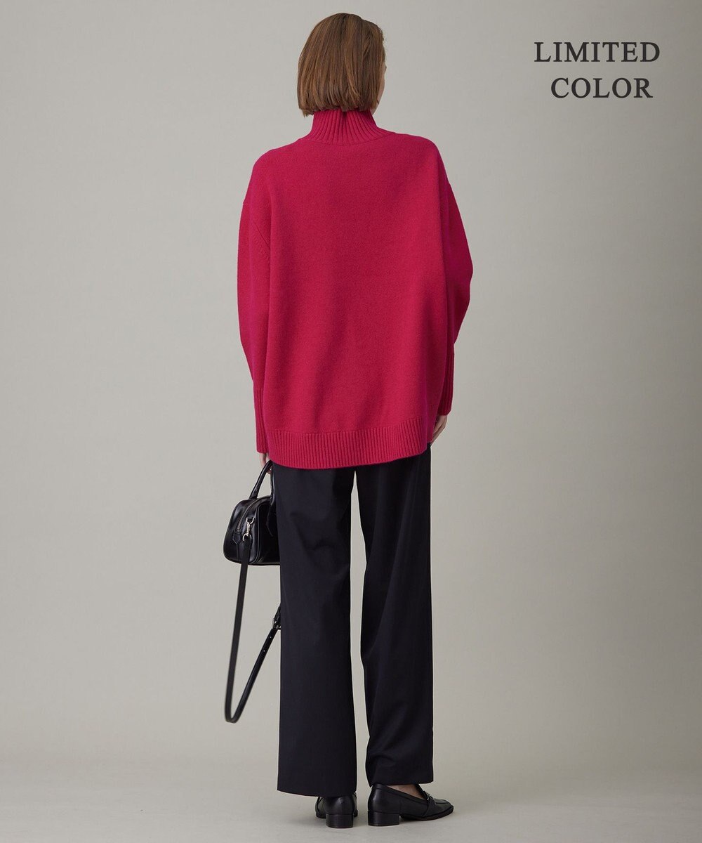 ICB 【新色追加・WEB限定カラーあり】 ソフトカシミヤミックス ハイネックニット 