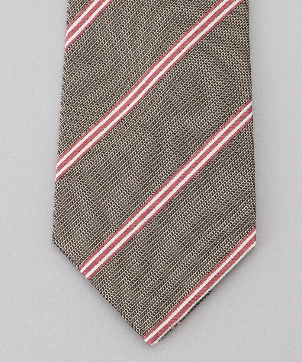 GOTAIRIKU  GOTAIRIKU別注【日本製】シルク ネクタイ_レジメンタル柄 