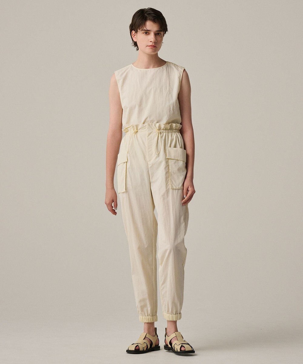 uncrave 【撥水・洗濯機洗い可】ライトプルーフナイロン ブラウス（uncrave WHITE） 