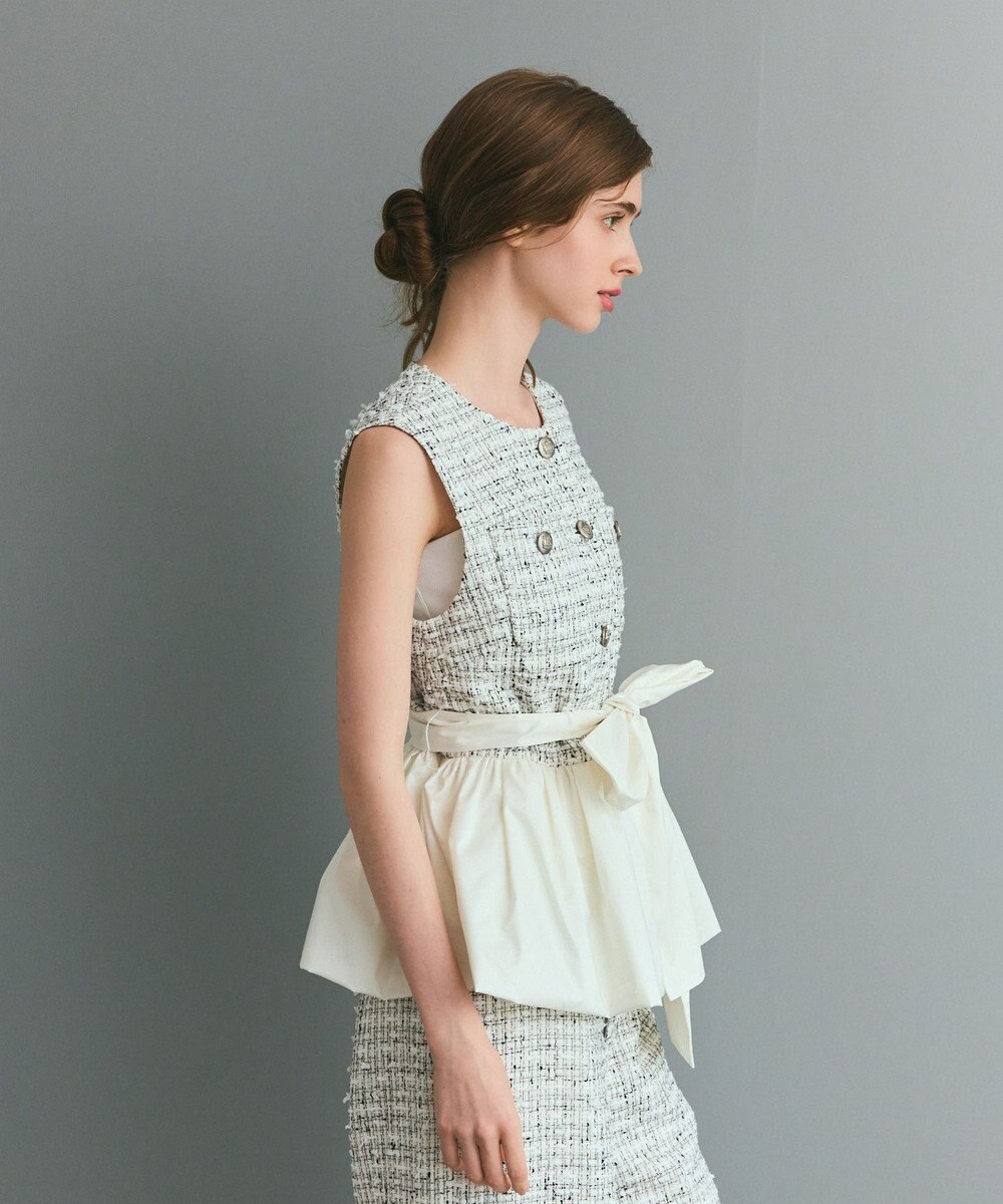 GRACE CONTINENTAL ツイードコンビジレ 