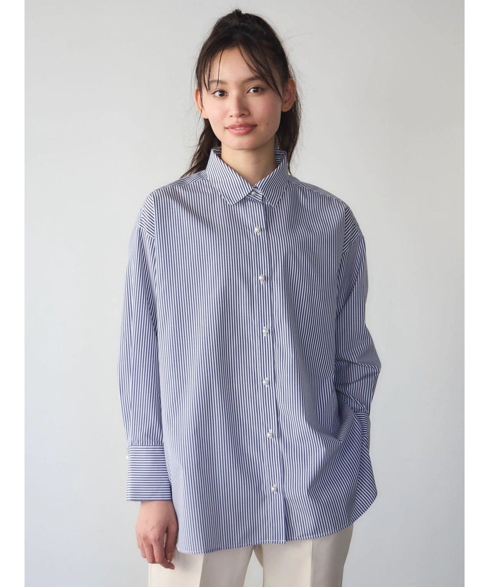 Green Parks ・ＥＬＥＮＣＡＲＥ　ＤＵＥ　パールボタンシャツチュニック 