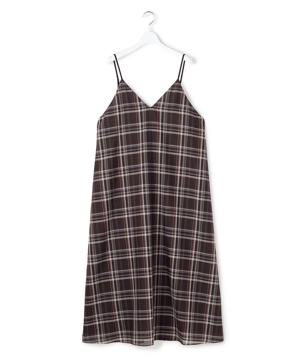 23区 【先行予約】ハイツイストシアーチェック キャミソールワンピース 