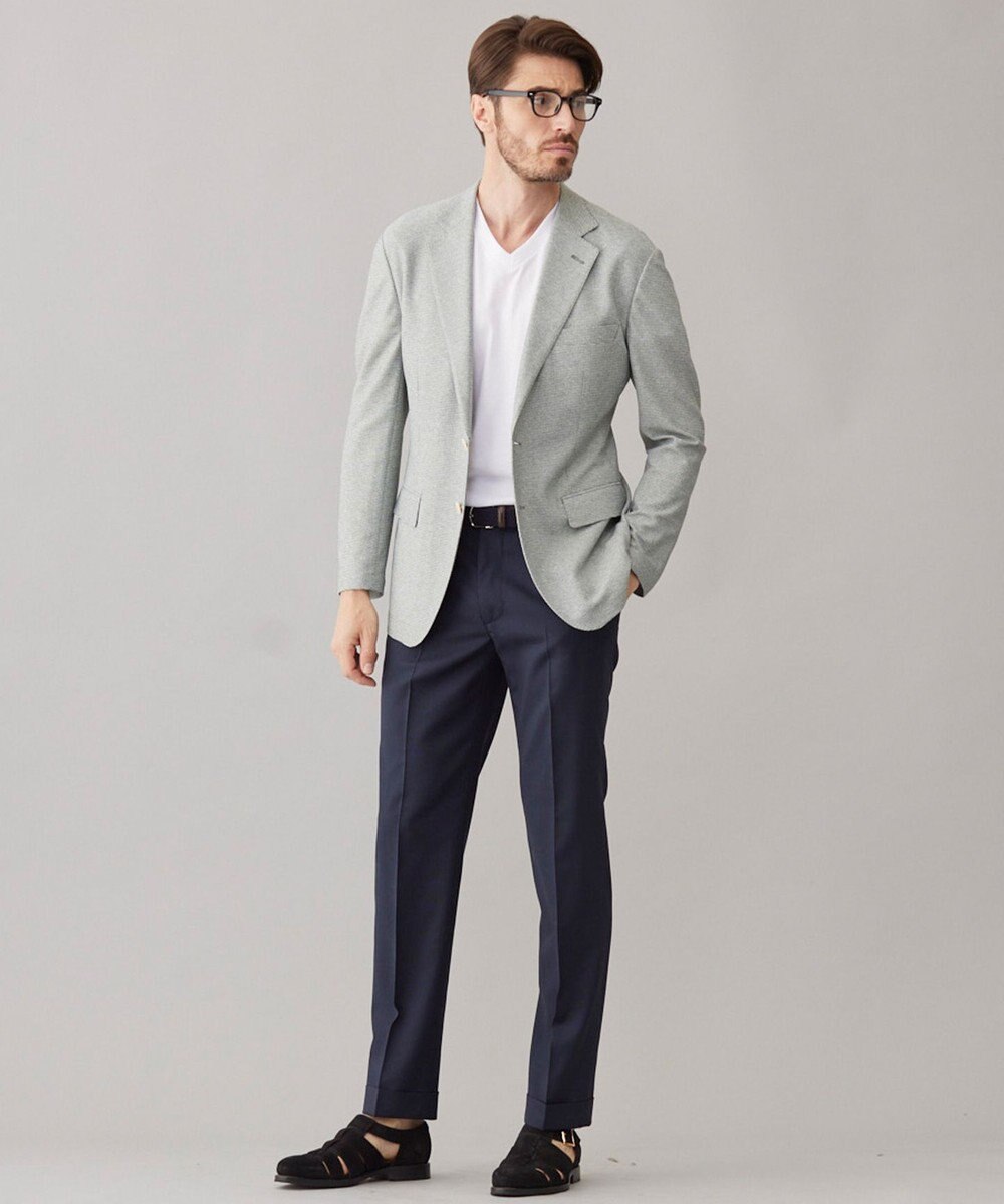 GOTAIRIKU 【吸水速乾/ウォッシャブル】ノルマンディーリネン カーディガンジャケット（24年モデル） 