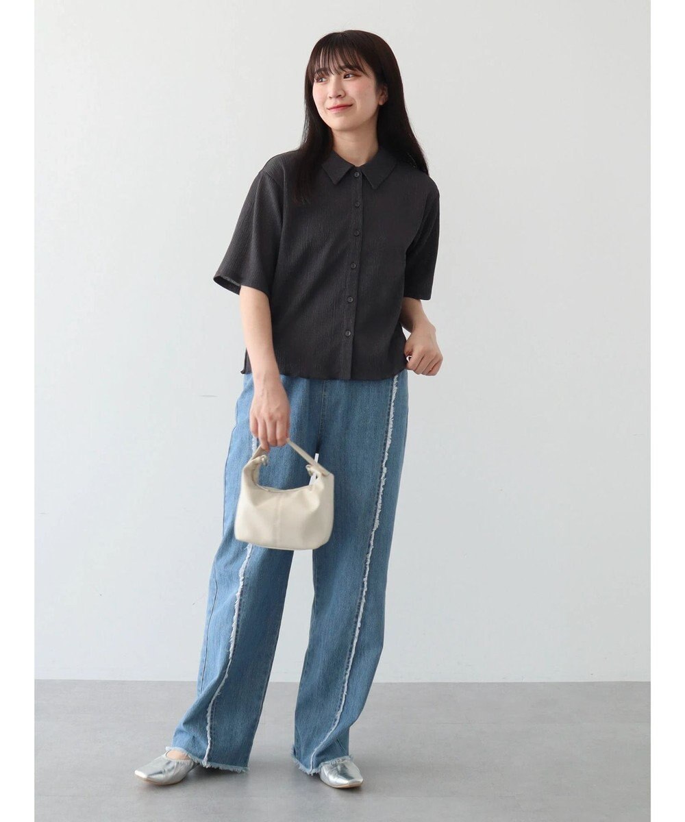 Green Parks BEST PRICE 表面カット衿付シャツ 