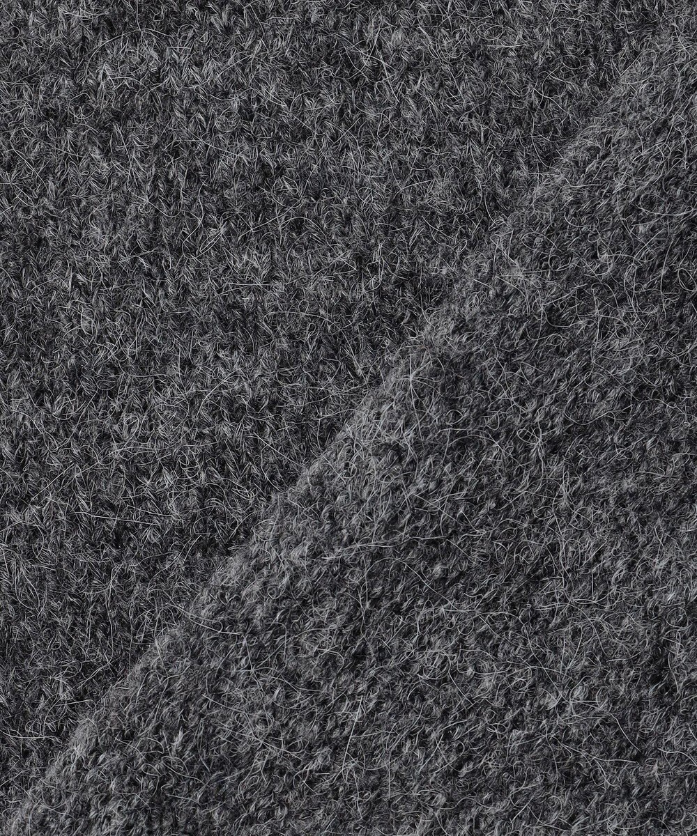 組曲 L へアリーヤーンボートネック ニット 