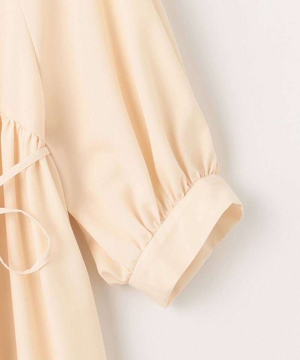 Feroux 【洗える】パフスリーブシャツ ワンピース 