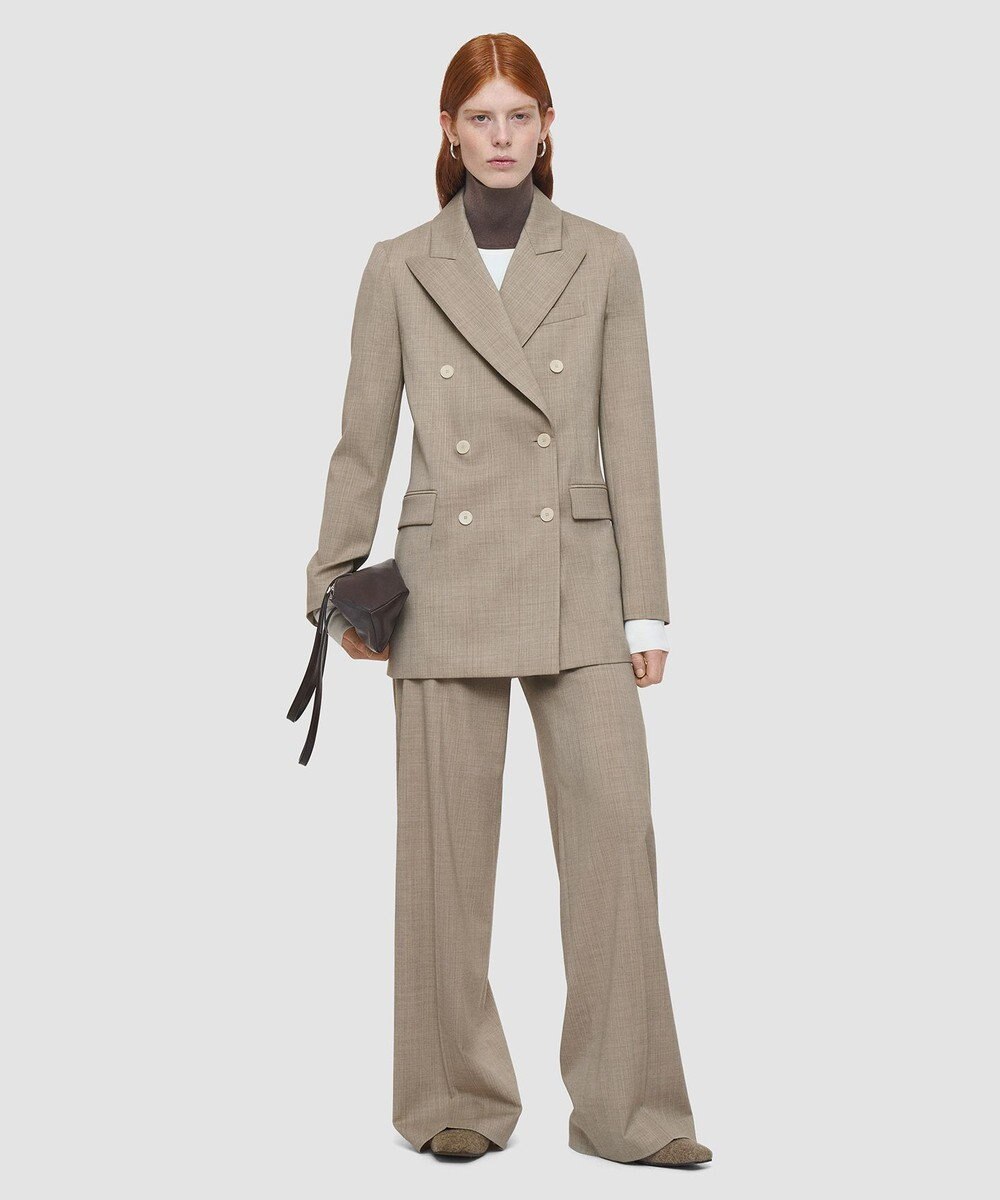 JOSEPH メランジストライプ　ジャケット 