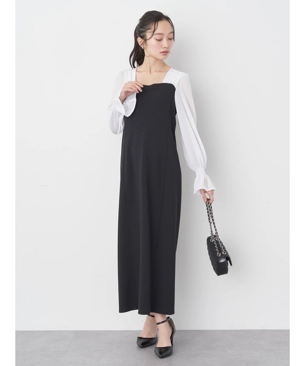 earth music&ecology ショルダードッキングワンピース 