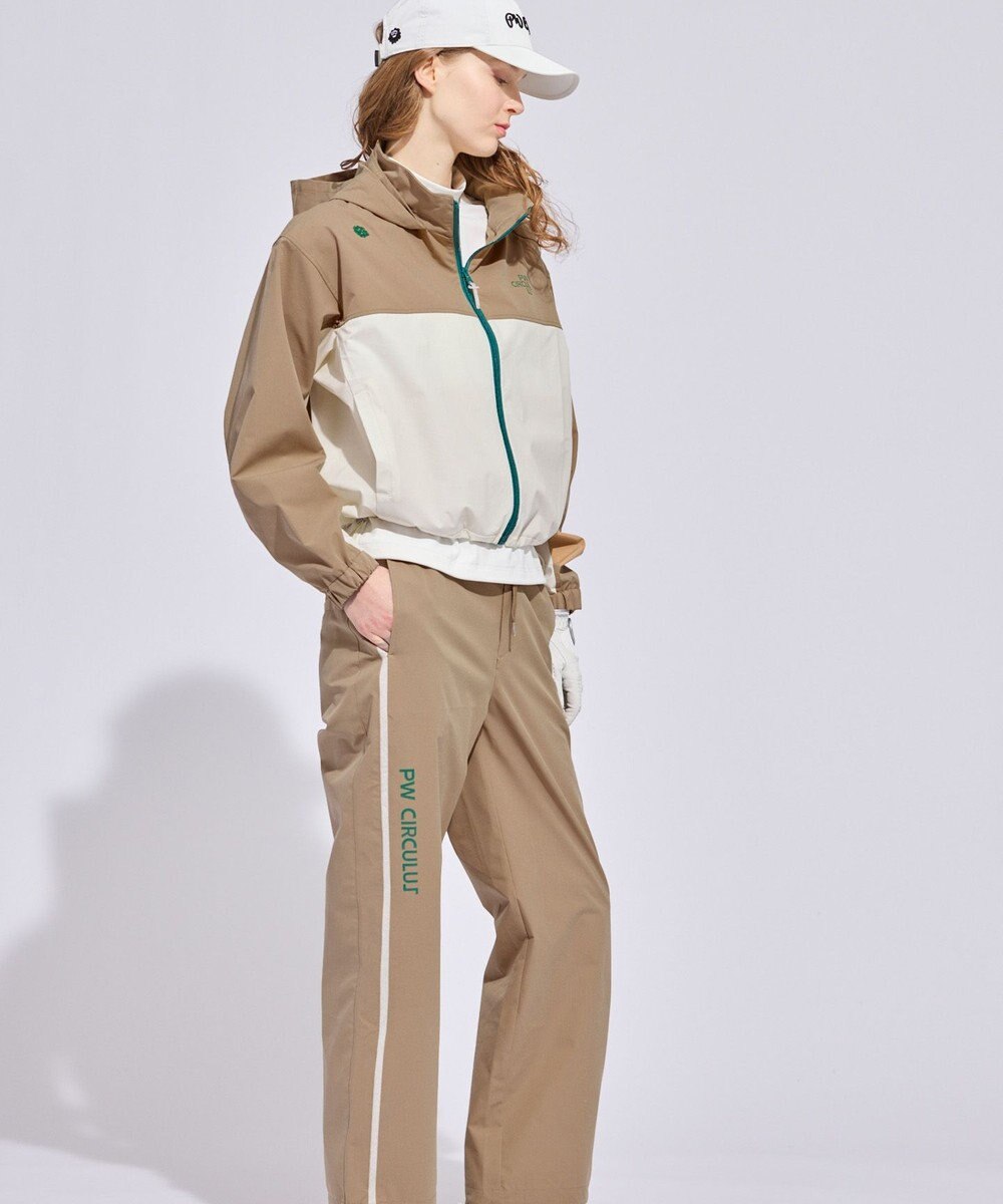 PW CIRCULUS 【花粉がつきにくい】【WOMEN】セミワイドパンツ ゴルフウェア レディース 