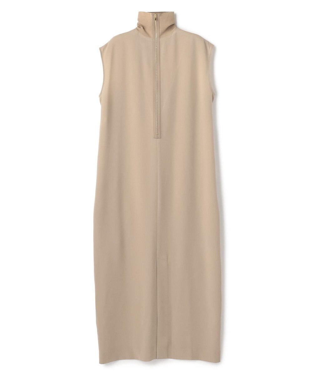 BEIGE， FLEUR / ドレープニット ネックドレス 