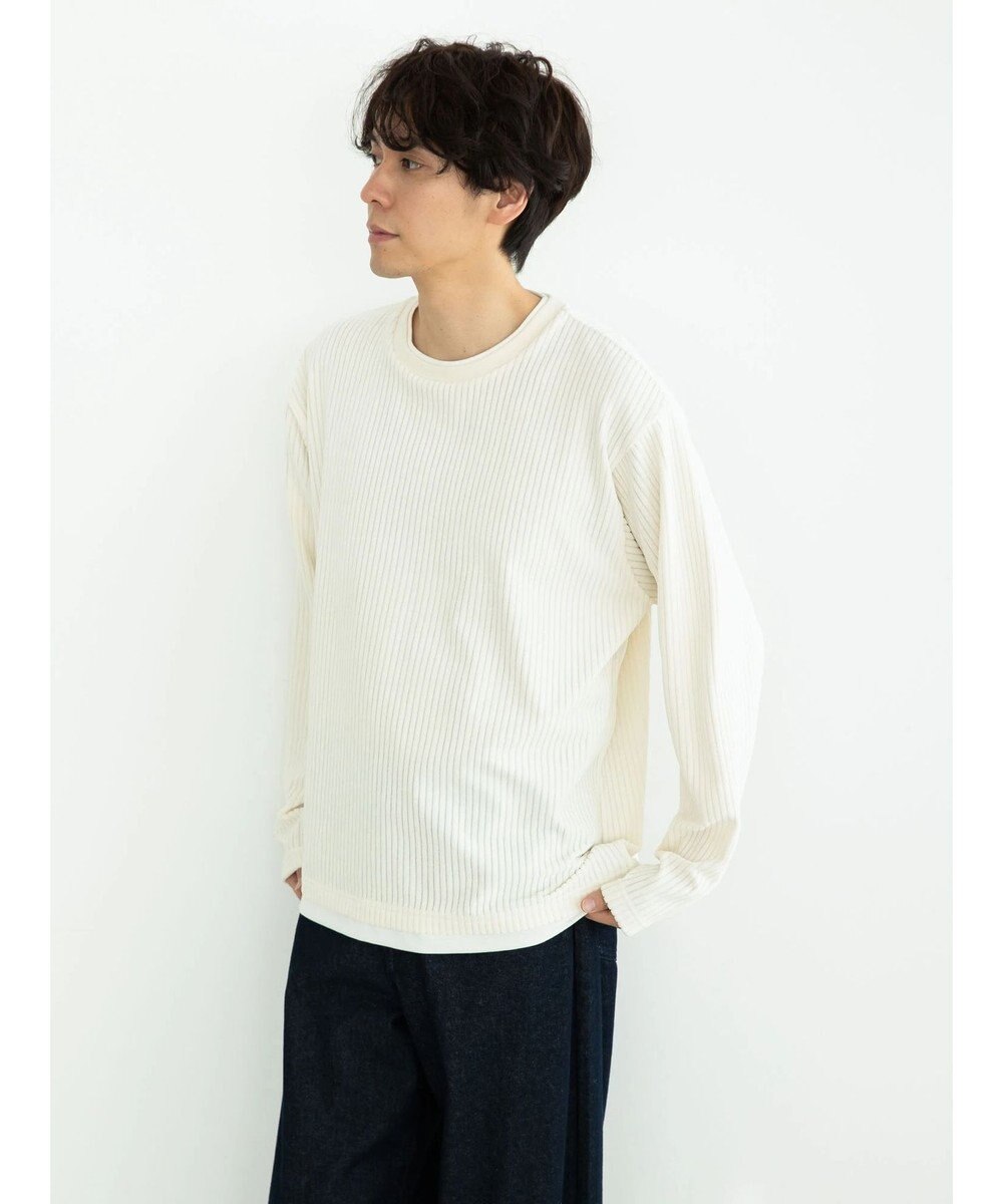 CRAFT STANDARD BOUTIQUE カットコールフェイクレーヤードプルオーバー 