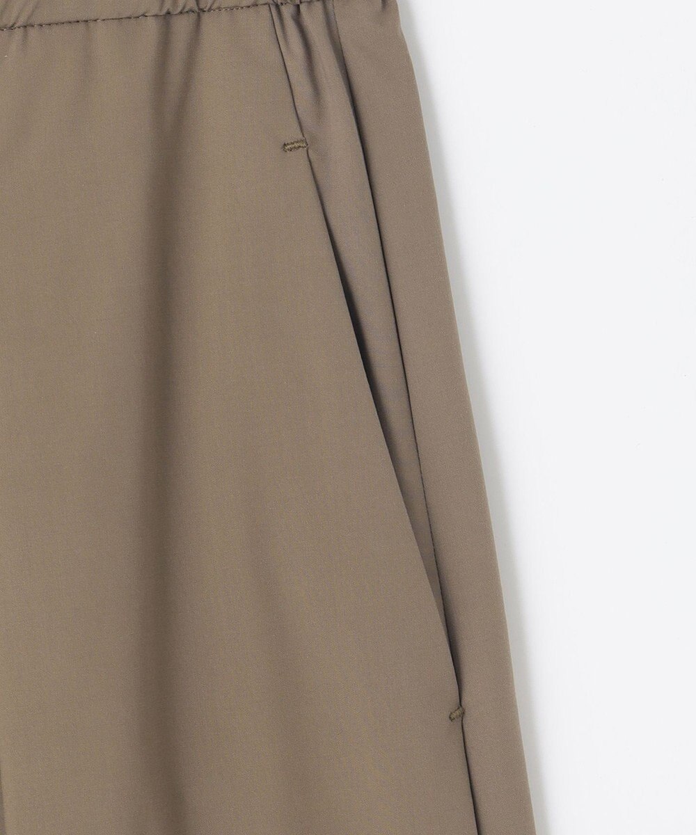 自由区 【XSサイズ～/洗える】ストレッチタイプライター ワイドパンツ 