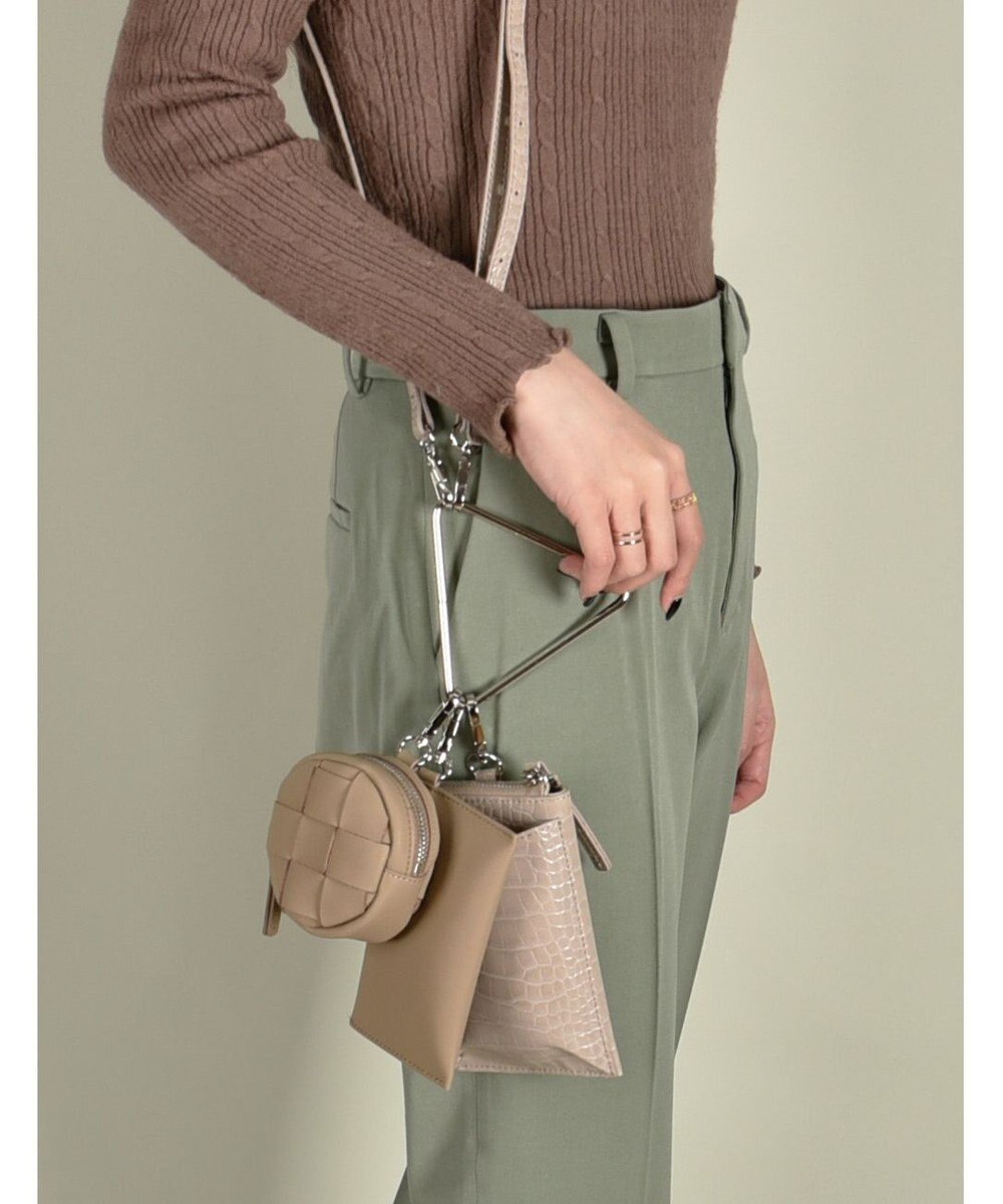 LA BAGAGERIE 【MONICA】トライアングルマルチショルダーバッグ 