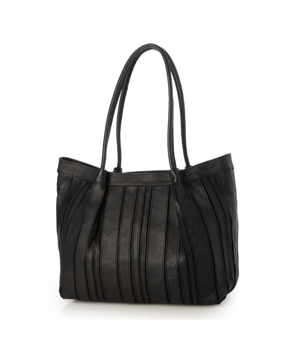 UNBILLION ピークスピーク PEAKS PEAK / ソフトレザーマルチストライプトート 