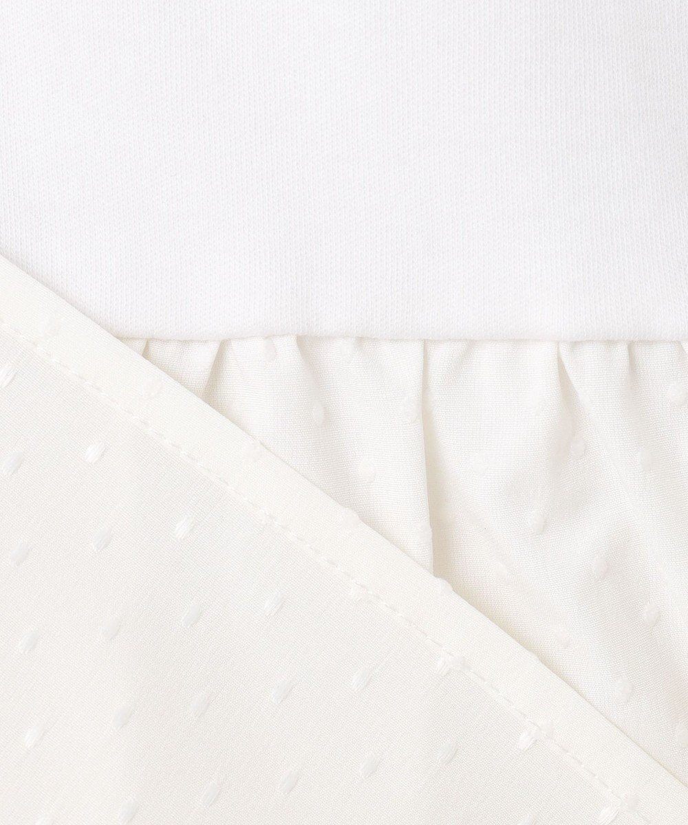 ANY SIS S スムースコンビペプラム カットソー 