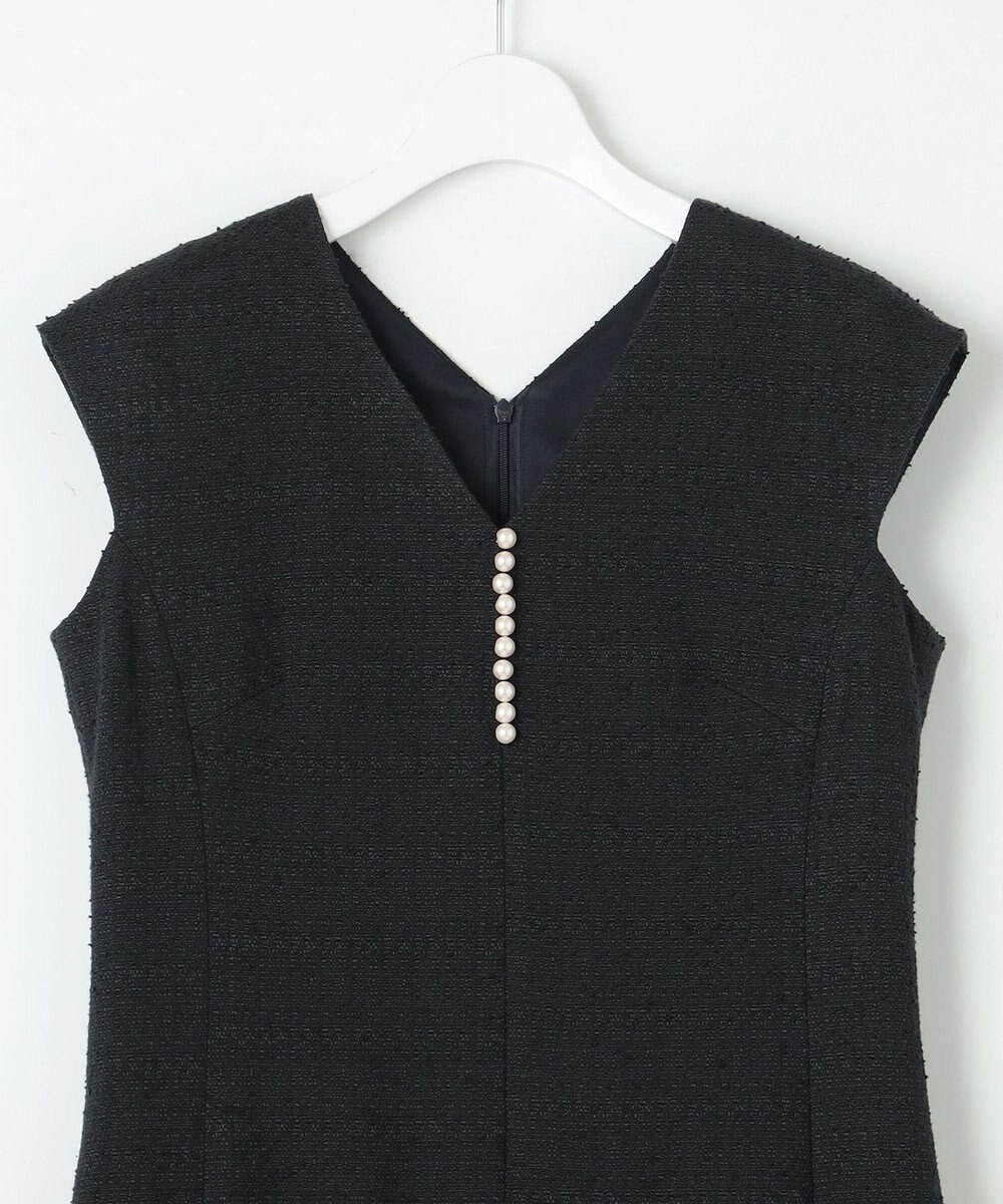 23区 【APPLAUDIR】シャイニーツイード パールデザインドレス 