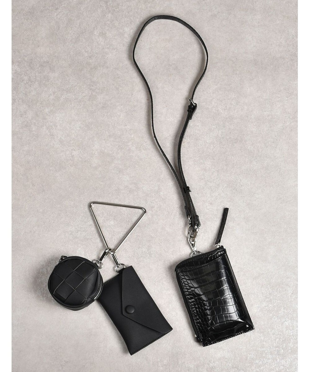 LA BAGAGERIE 【MONICA】トライアングルマルチショルダーバッグ 