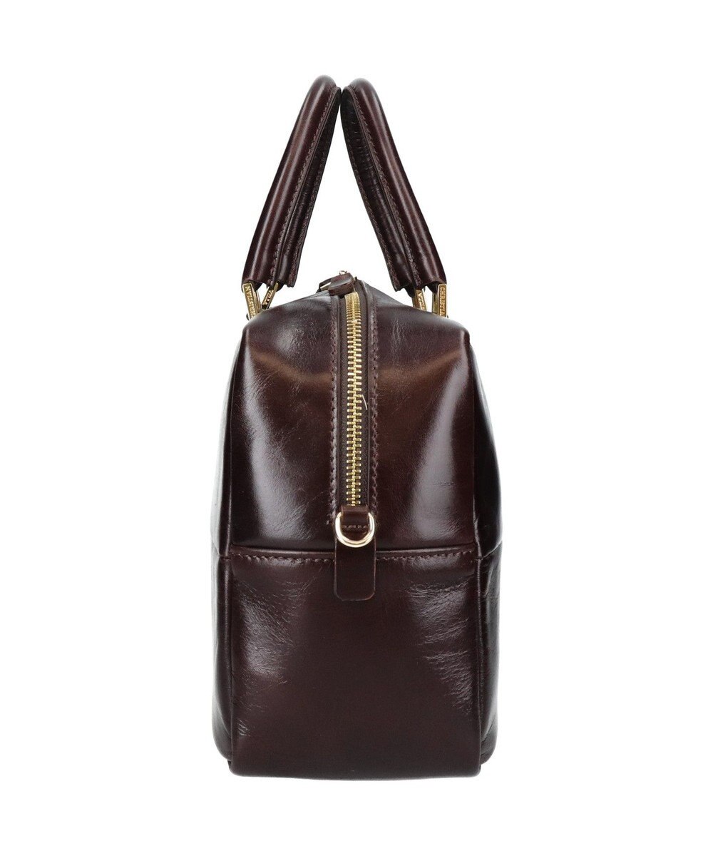 INTER-CHAUSSURES 【CHRISTIAN VILLA】ボックスシルエットレザーハンドバッグ 