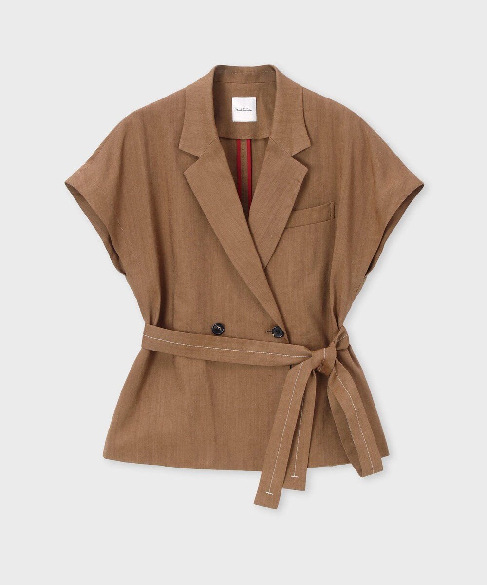 Paul Smith レーヨンリネン フレンチスリーブ ジャケット 