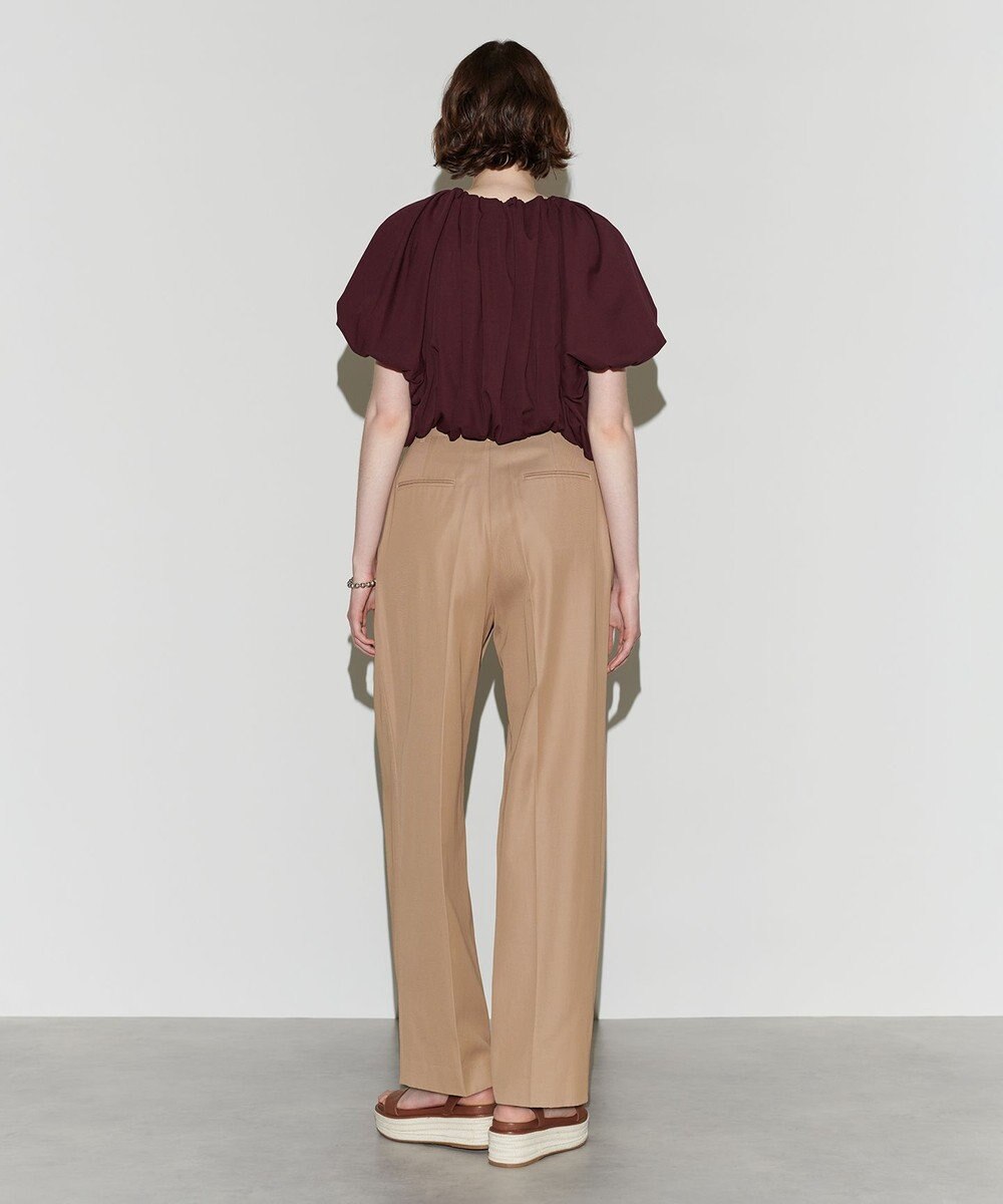 NAVE 【Nave 　洗える・接触冷感】クロップドジャージーブラウス 