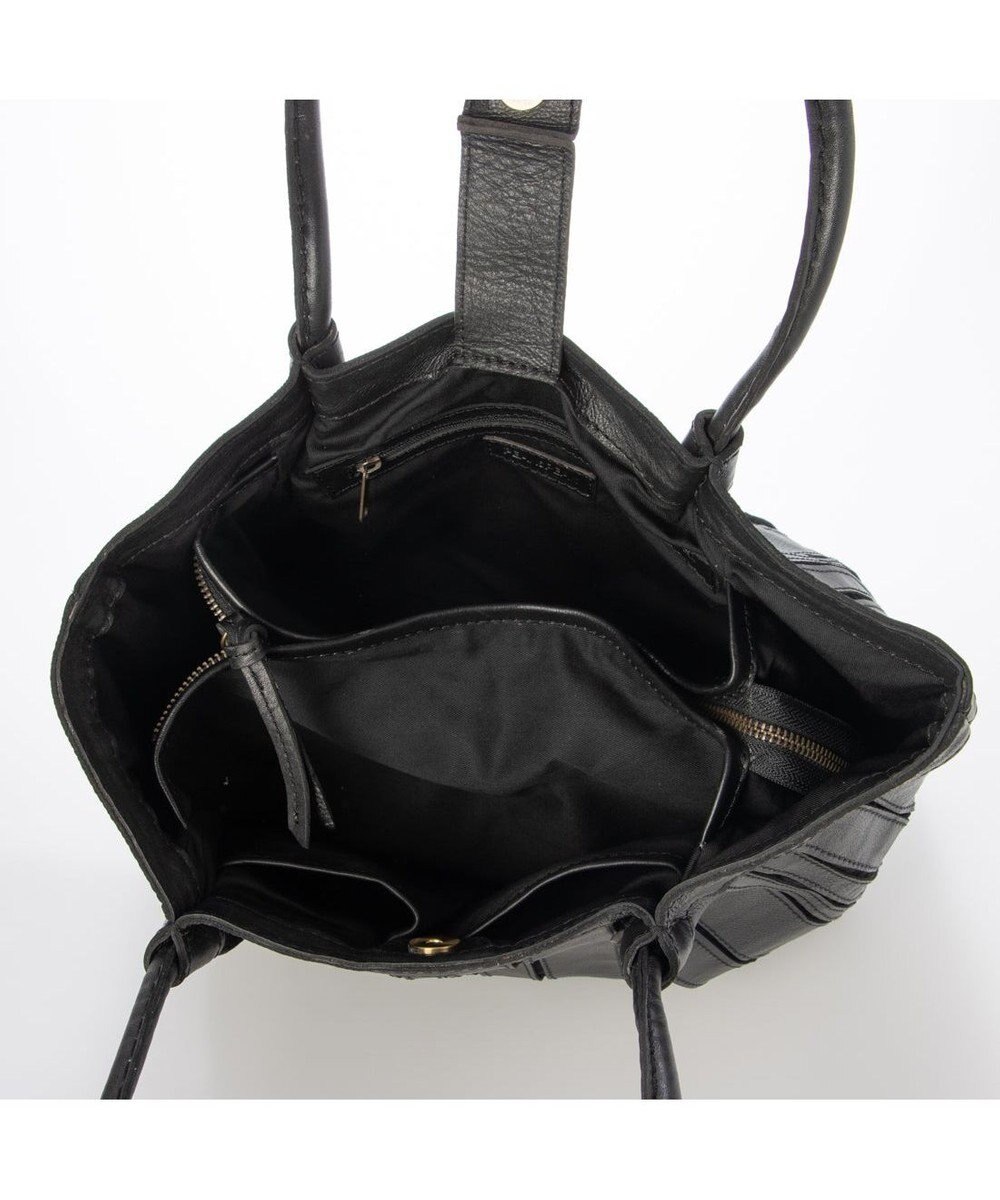 UNBILLION ピークスピーク PEAKS PEAK / ソフトレザーマルチストライプトート 