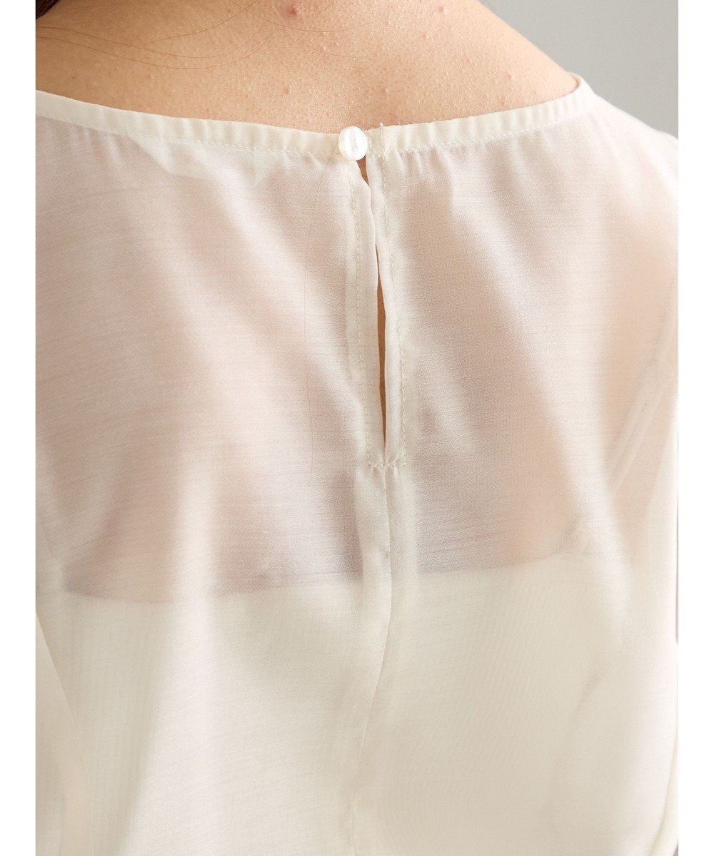 Te chichi ナローリボンシアーペプラムブラウス《2025Autumn catalog vol.2 item》 