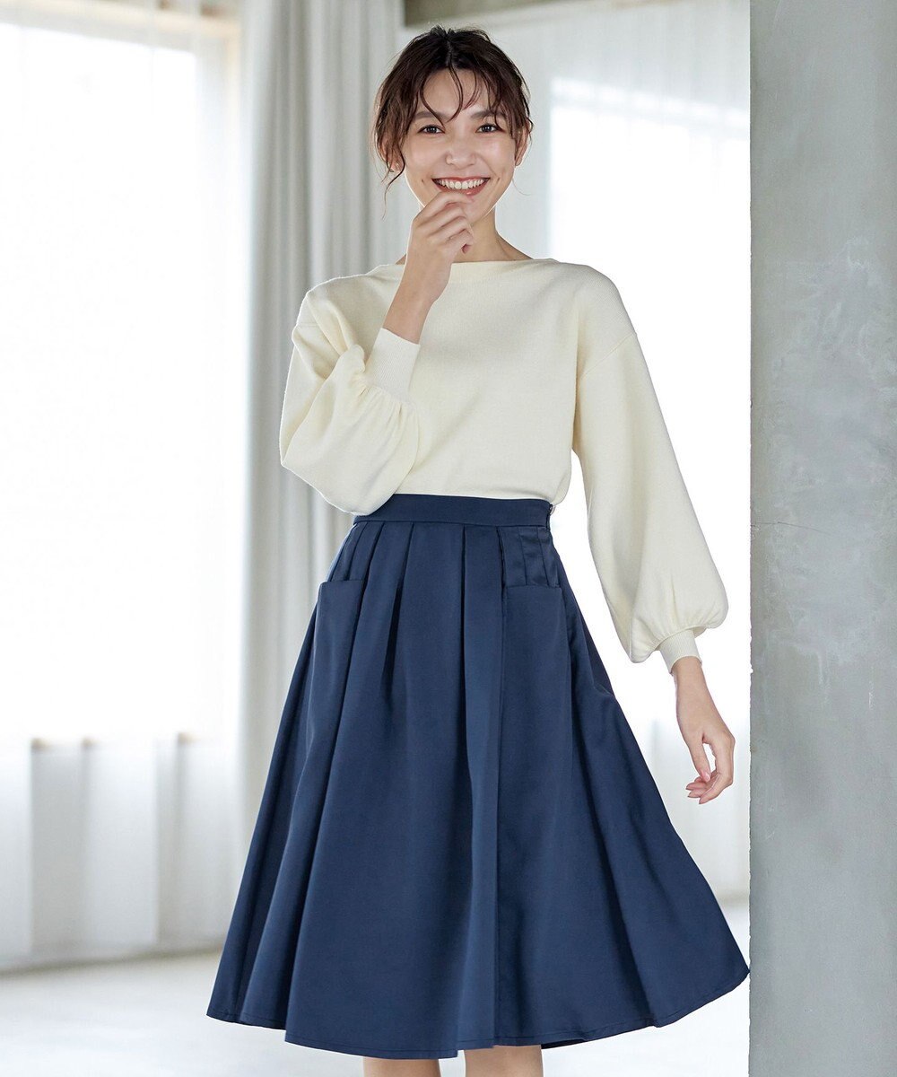 Tiaclasse ポケットフレアスカート 