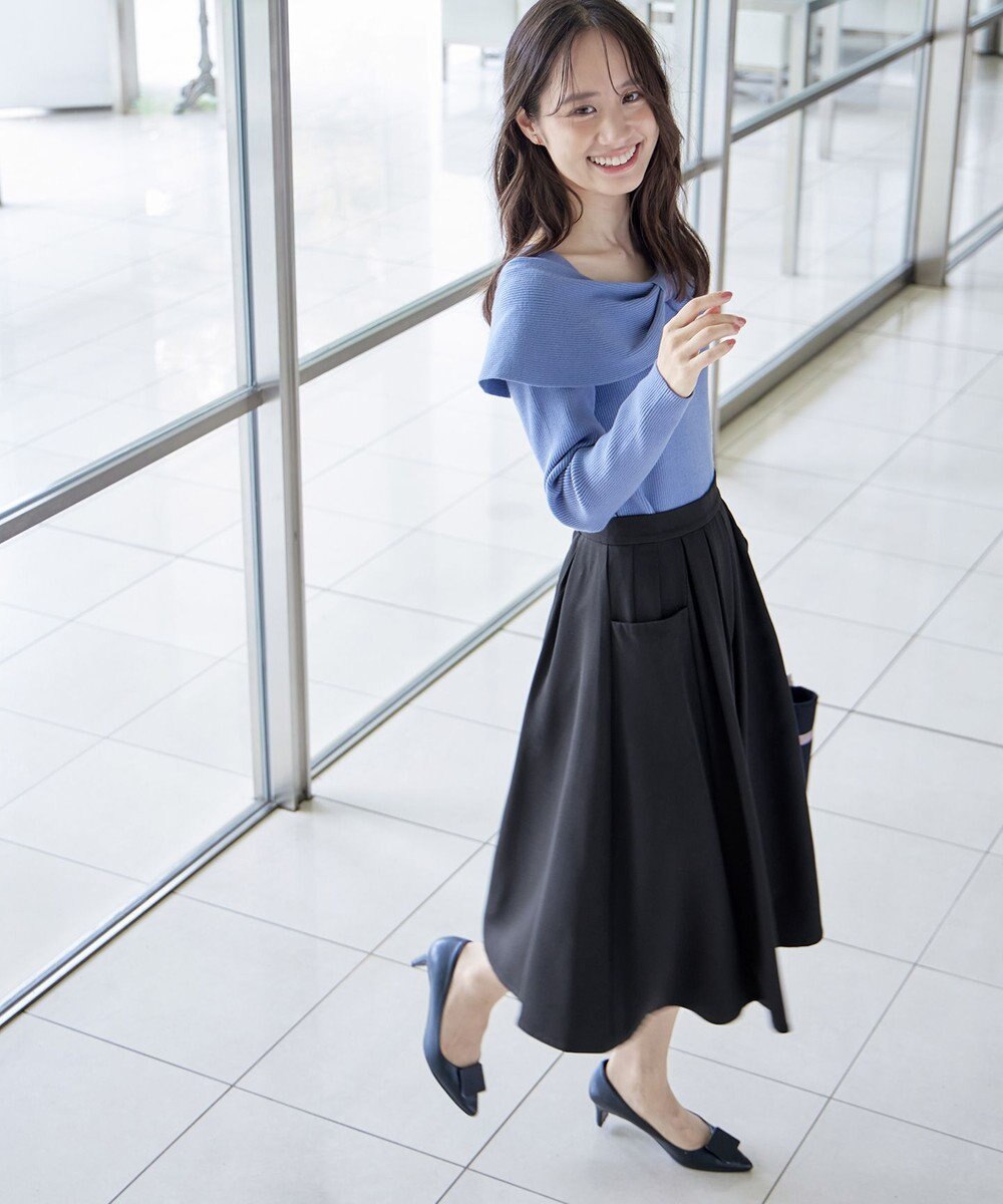 Tiaclasse ポケットフレアスカート 