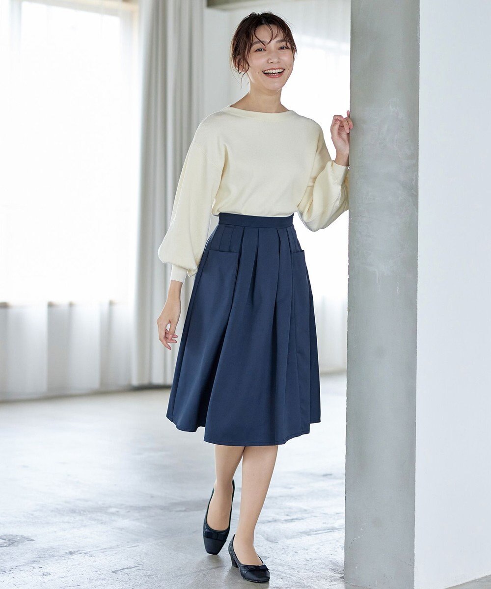 Tiaclasse ポケットフレアスカート 