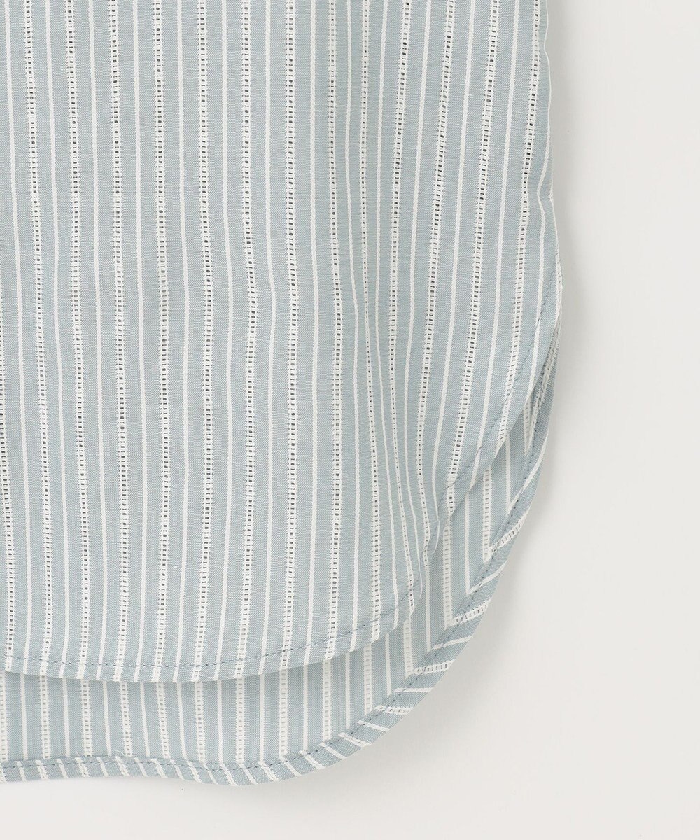 J.PRESS LADIES 【洗える】BEZ空羽ストライプ シャツカラー ブラウス 