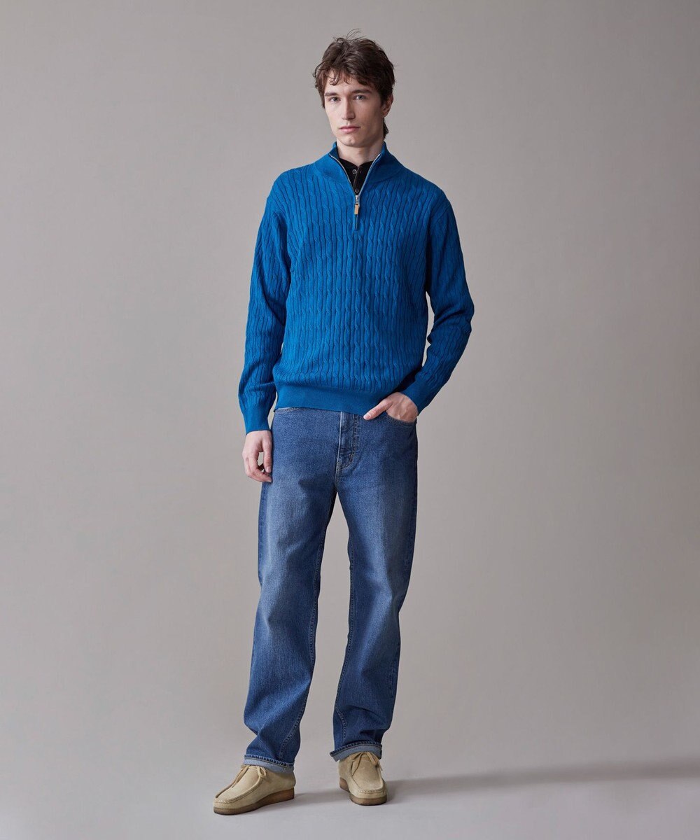 J.PRESS MEN インディゴストレッチデニム パンツ 