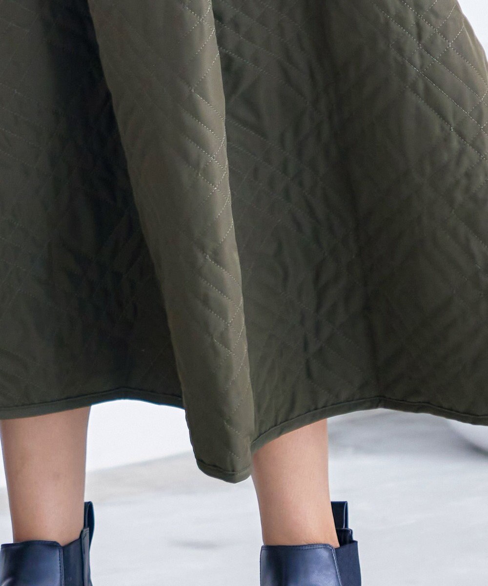 Tiaclasse ミモレ丈中綿スカート 