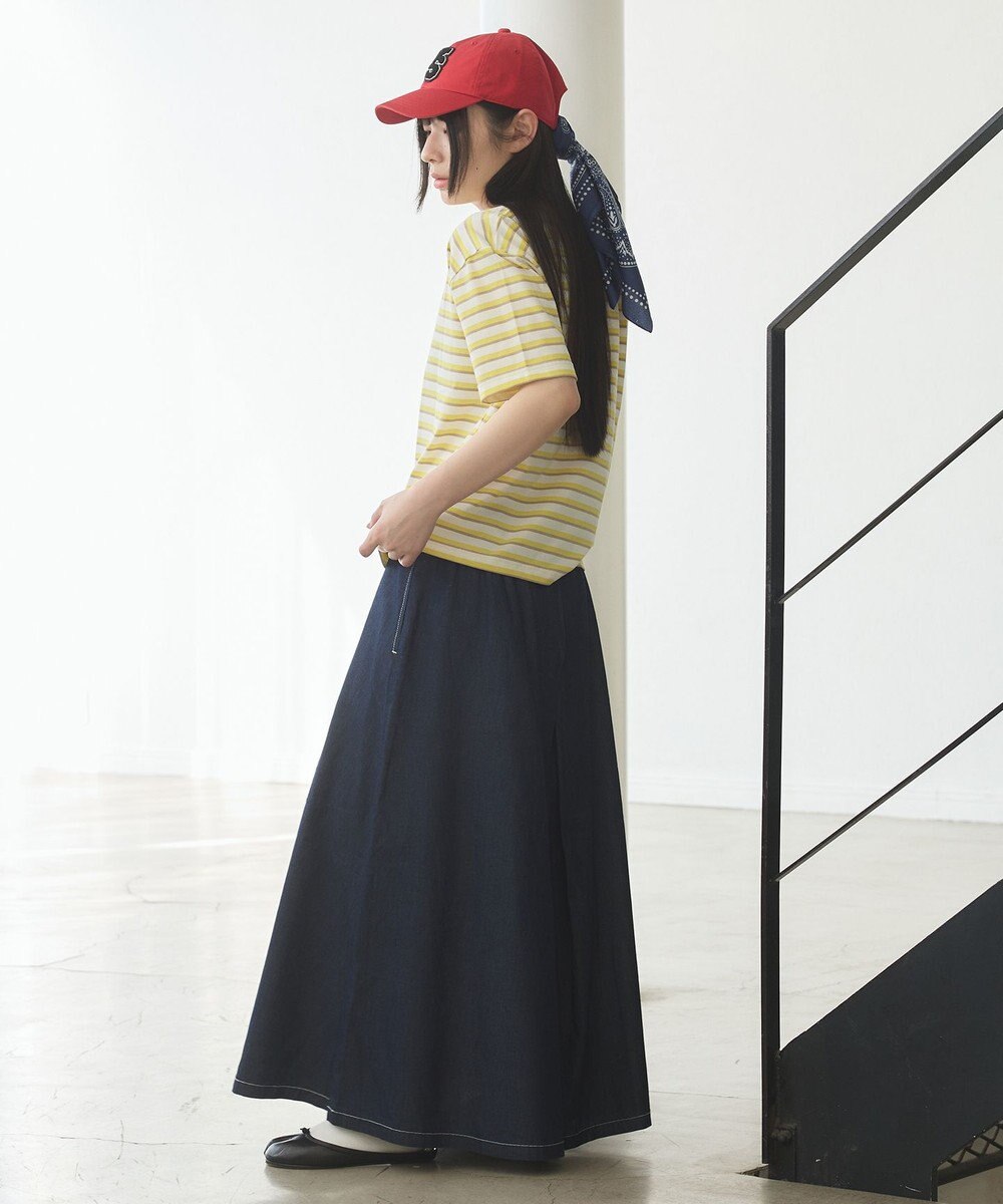 J.PRESS YORK STREET 【WOMEN】ライトダンガリー デニムスカート 