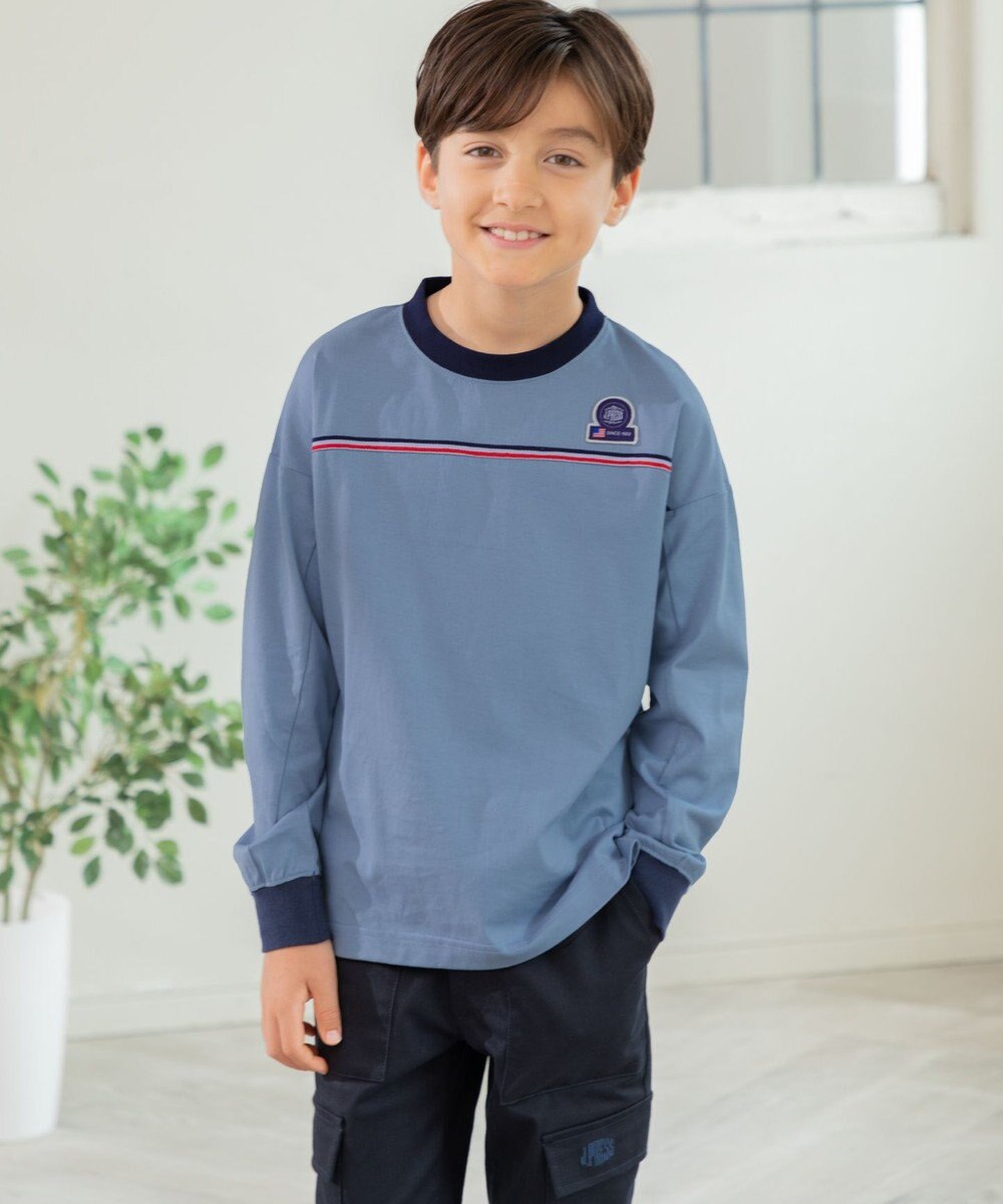 J.PRESS KIDS 【100-130cm】トリコロールライン カットソー 