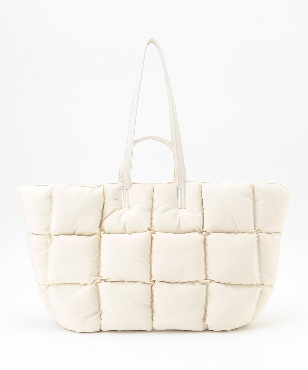 自由区 【SHIHOさん着用】パディングナイロン2ハンドルトート バッグ 