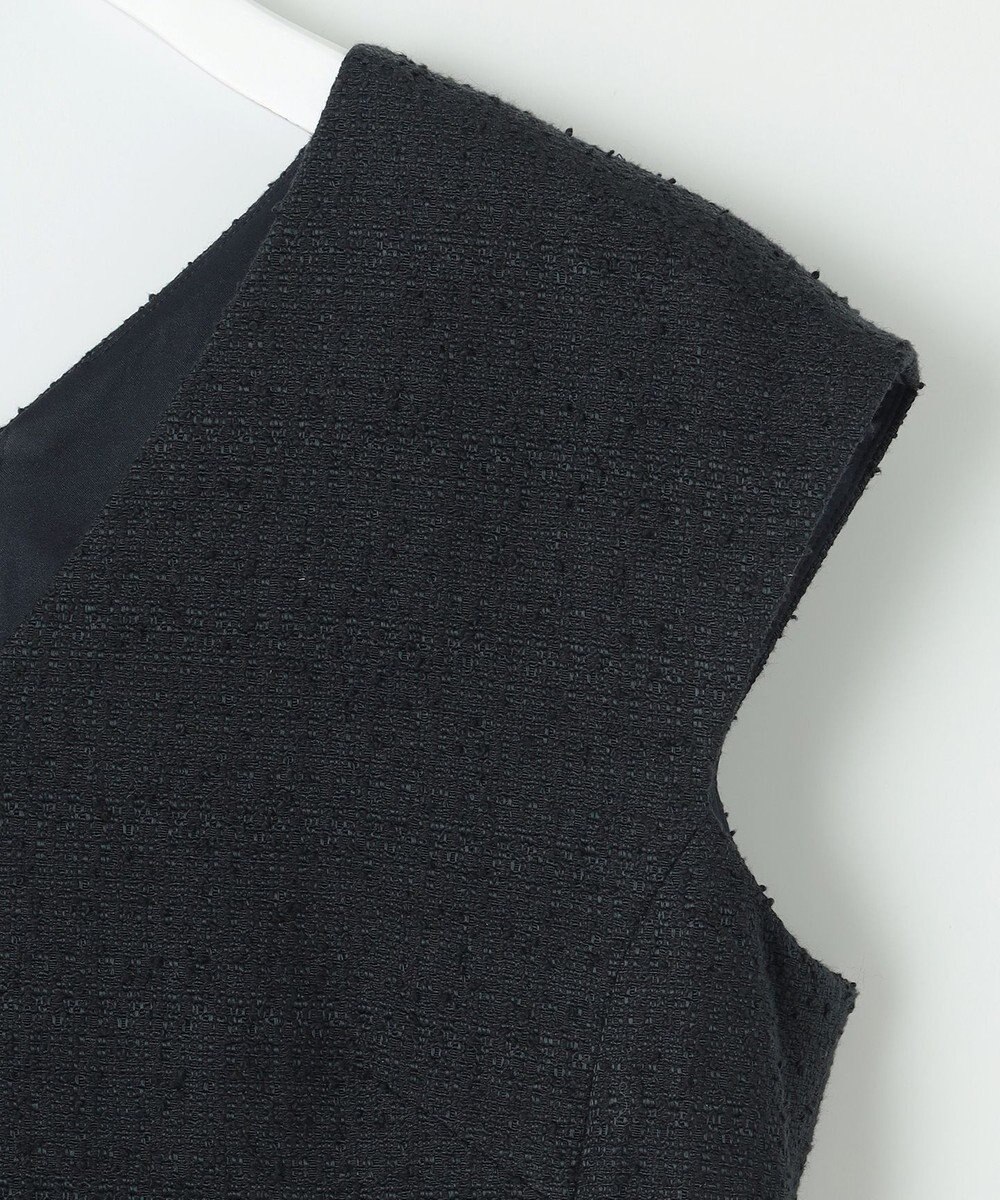 23区 【APPLAUDIR】シャイニーツイード パールデザインドレス 