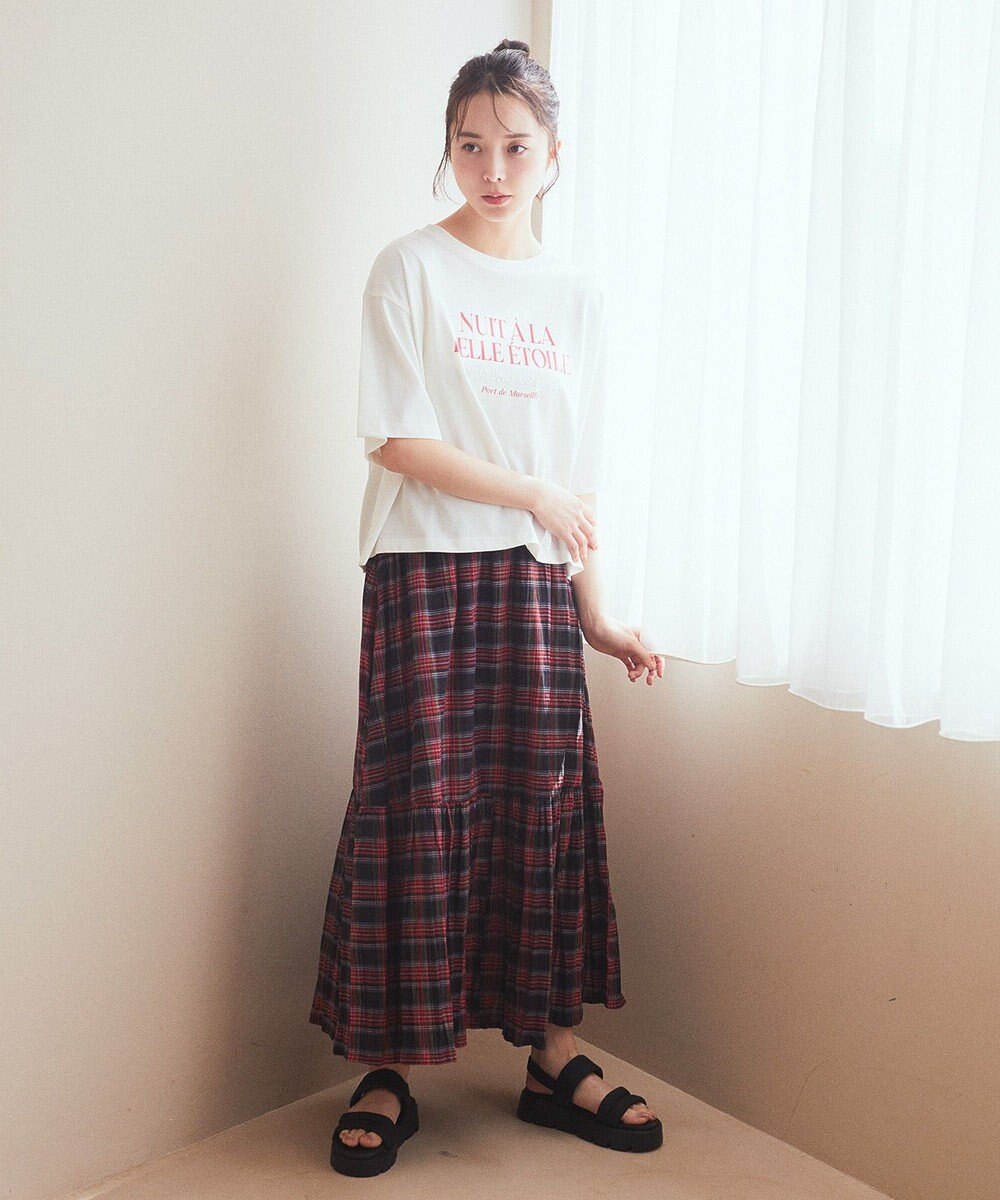 earth music&ecology クリンクルスカート 