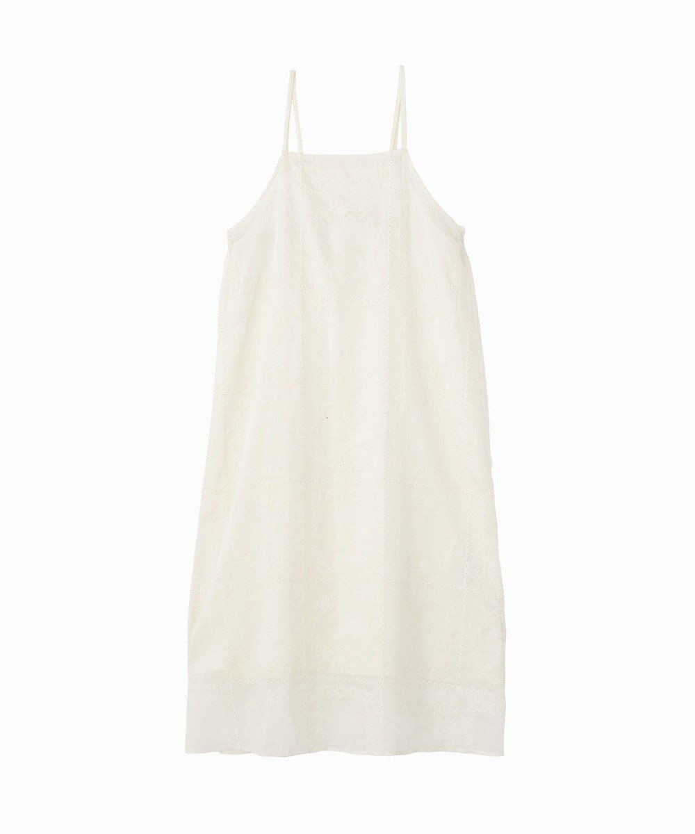 AMERICAN HOLIC シアー刺繍キャミワンピース（ペチコート付き） 