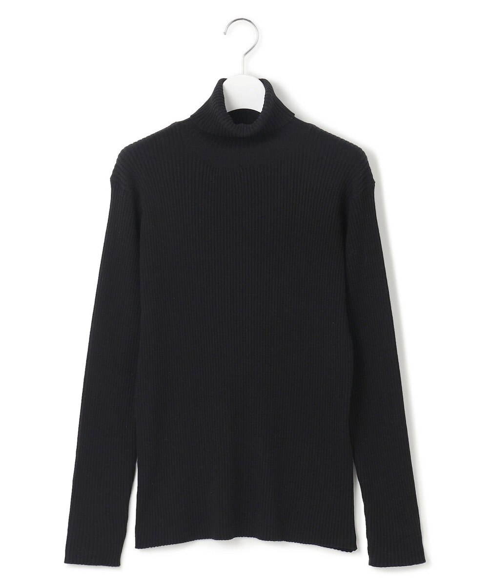 J.PRESS YORK STREET 【WOMEN】ANTI PILLING WOOL リブタートルニット 