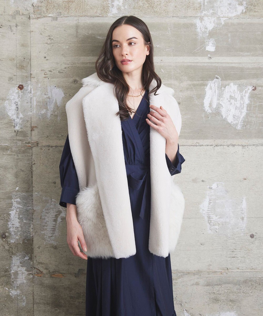 GRACE CONTINENTAL 【BLANCHA】ムートンジレ 