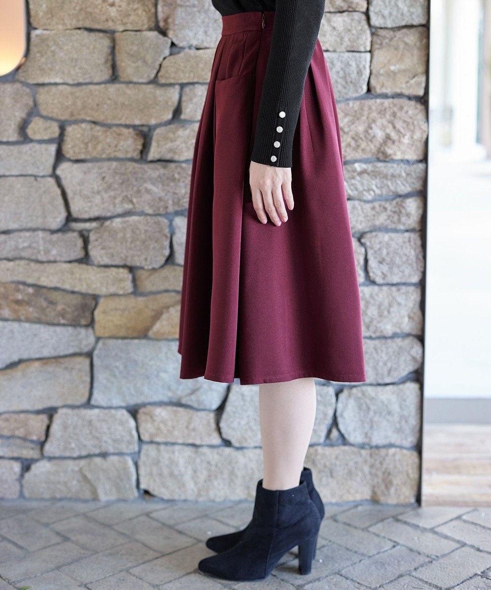 Tiaclasse ポケットフレアスカート 