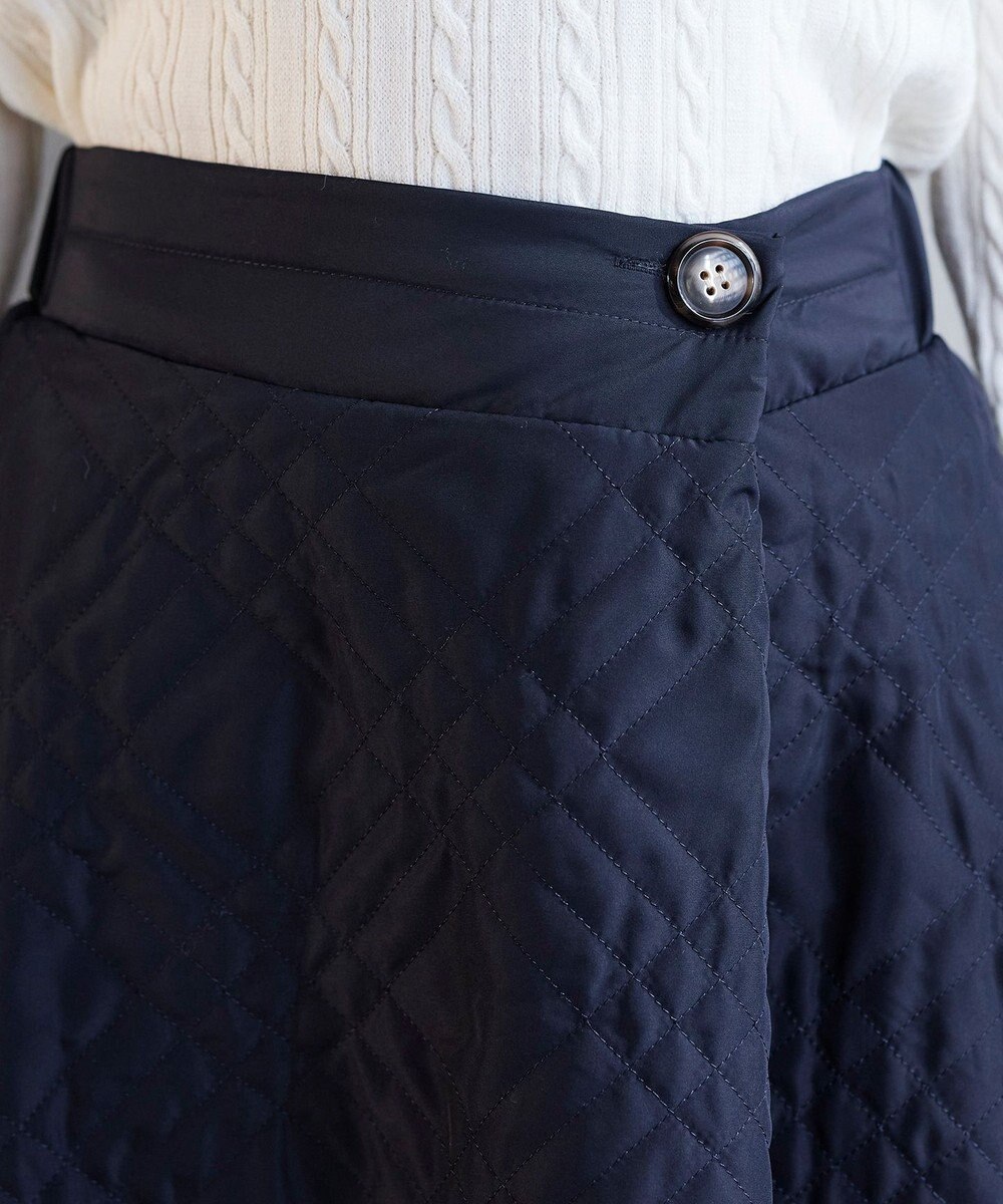 Tiaclasse ミモレ丈中綿スカート 