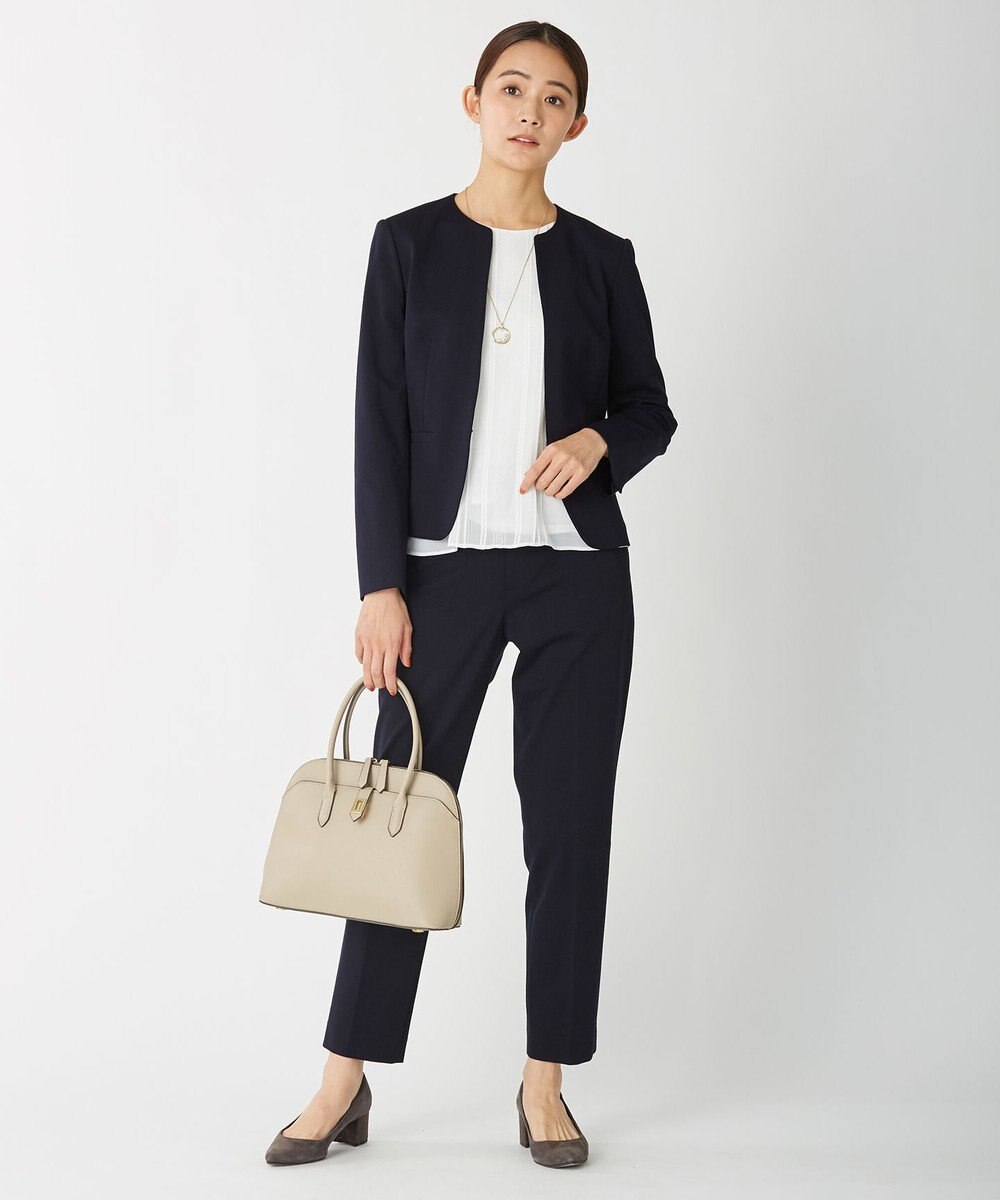 J.PRESS LADIES 【制菌加工・UVカット】アルファクロスジャージー パンツ 