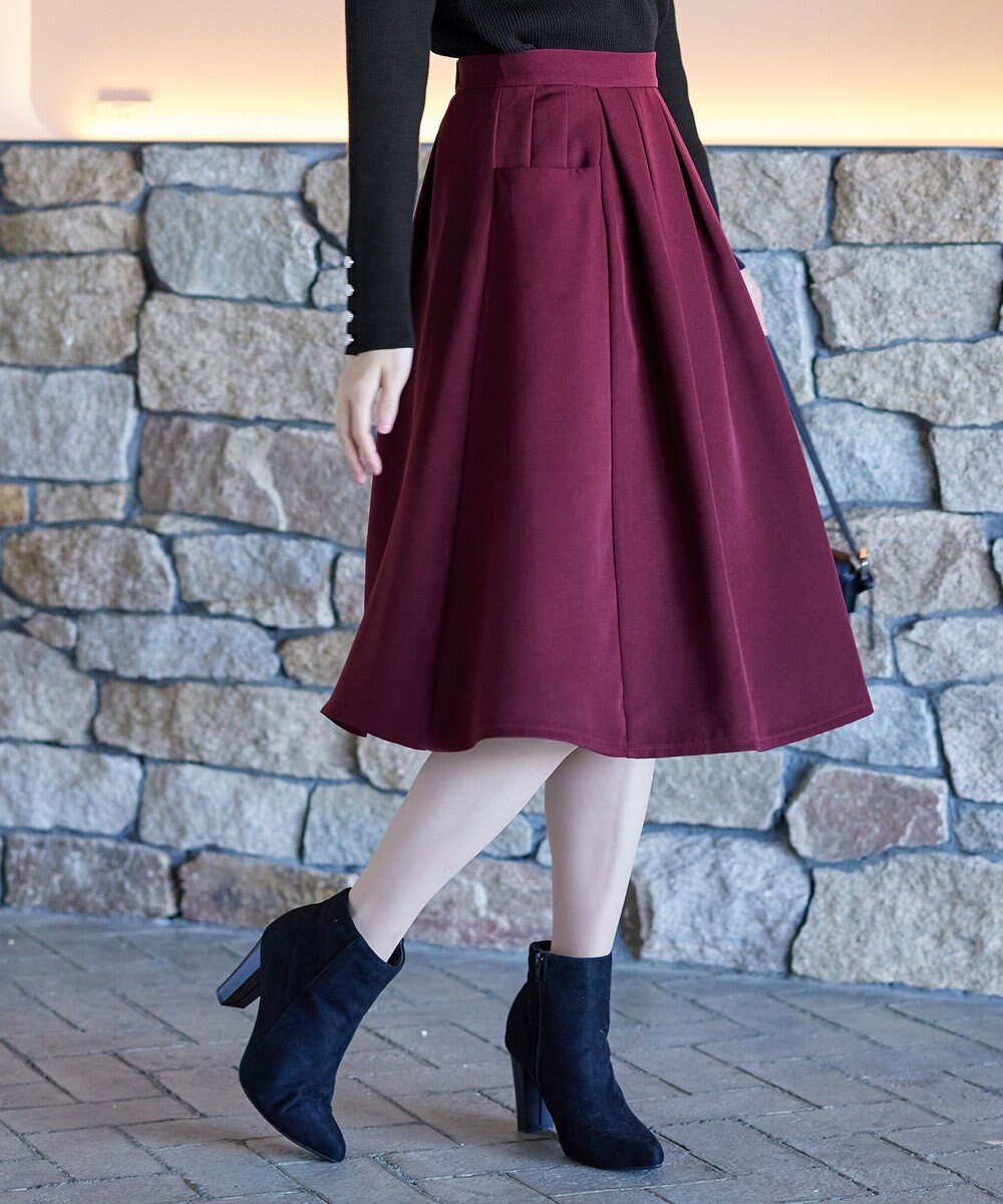 Tiaclasse ポケットフレアスカート 