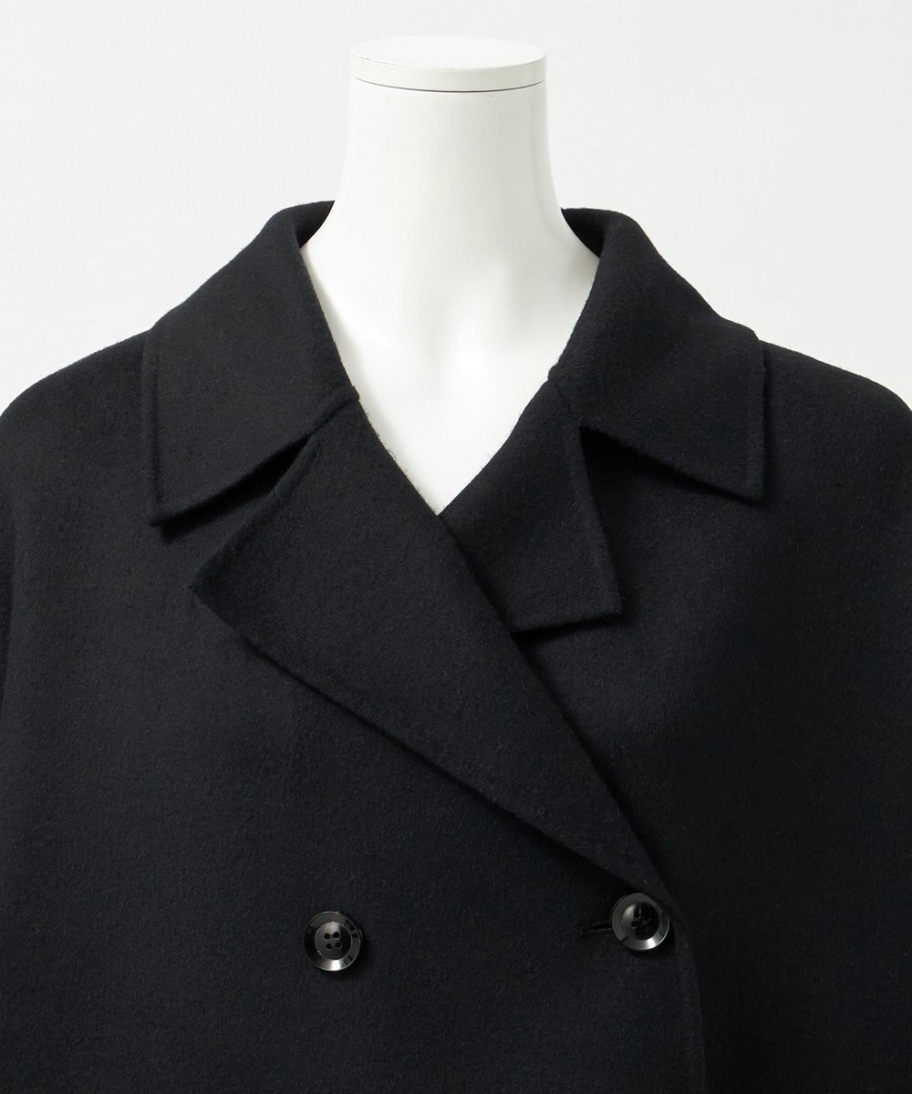 23区 【エステータ】ウールリバー ポンチョ コート 