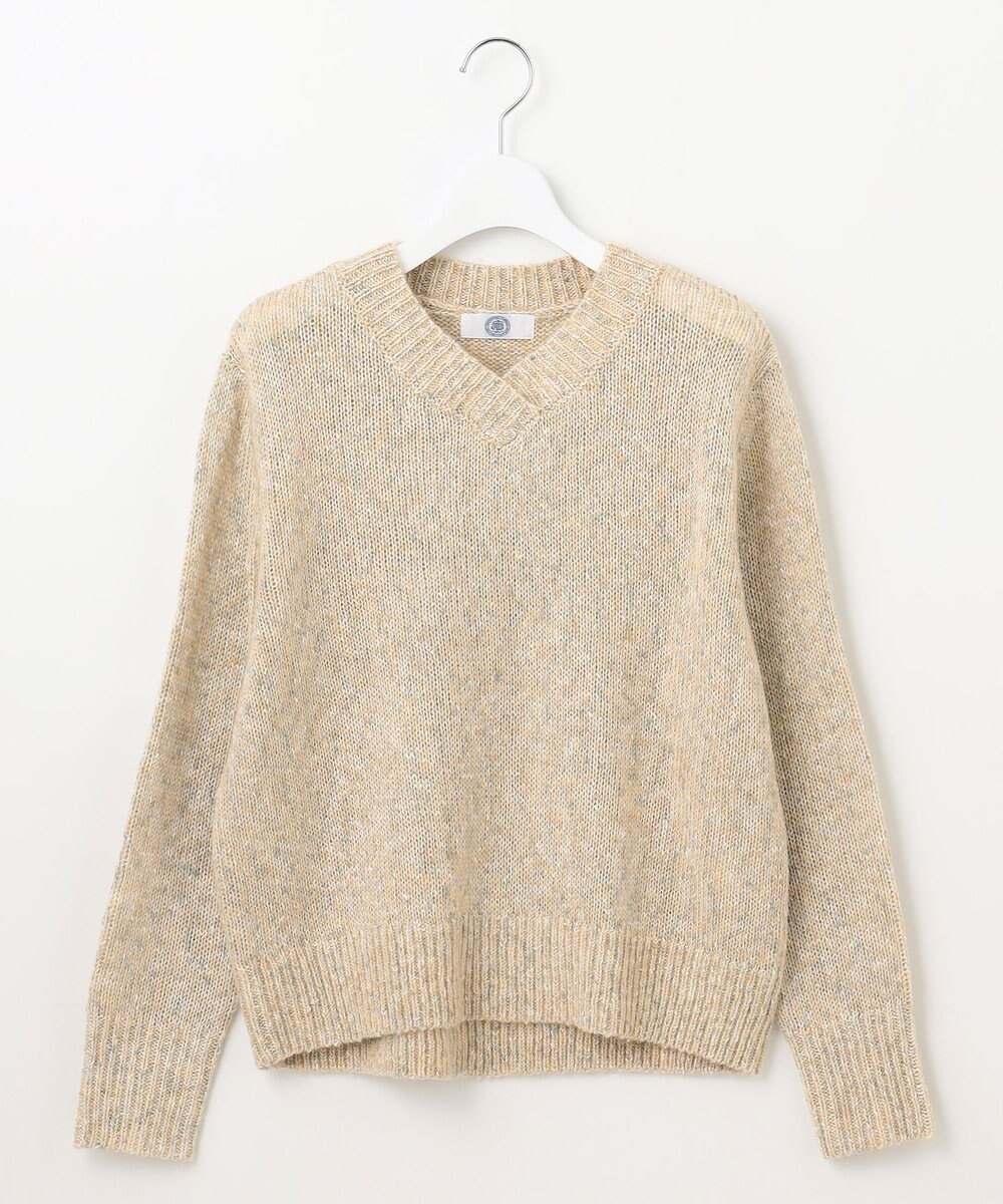 J.PRESS LADIES 【洗える】WARMY LUREX Vネック ニット 