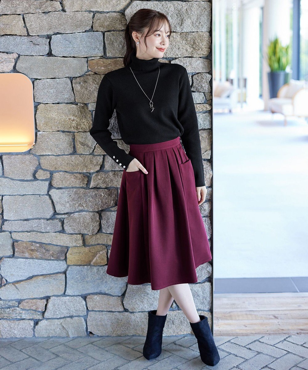 Tiaclasse ポケットフレアスカート 