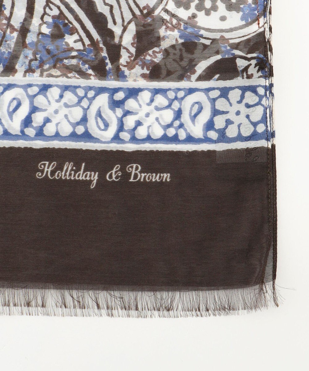 JOSEPH ABBOUD 【イタリア製・Holliday&Brown】マルチペイズリー ストール 